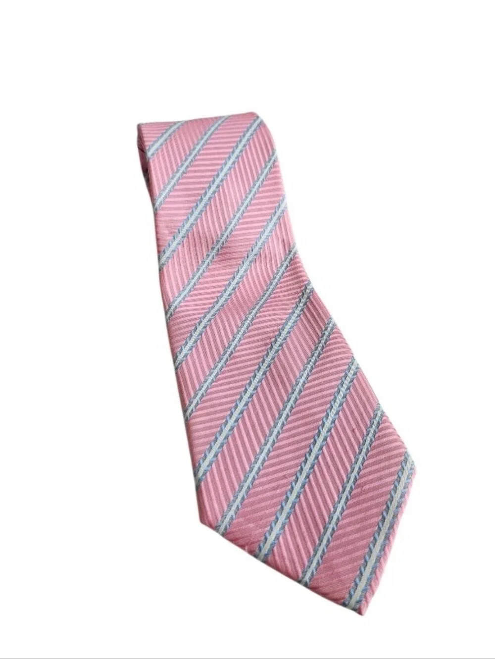 Gorgio Armani Silk Classic Pink Striped Men's Tie